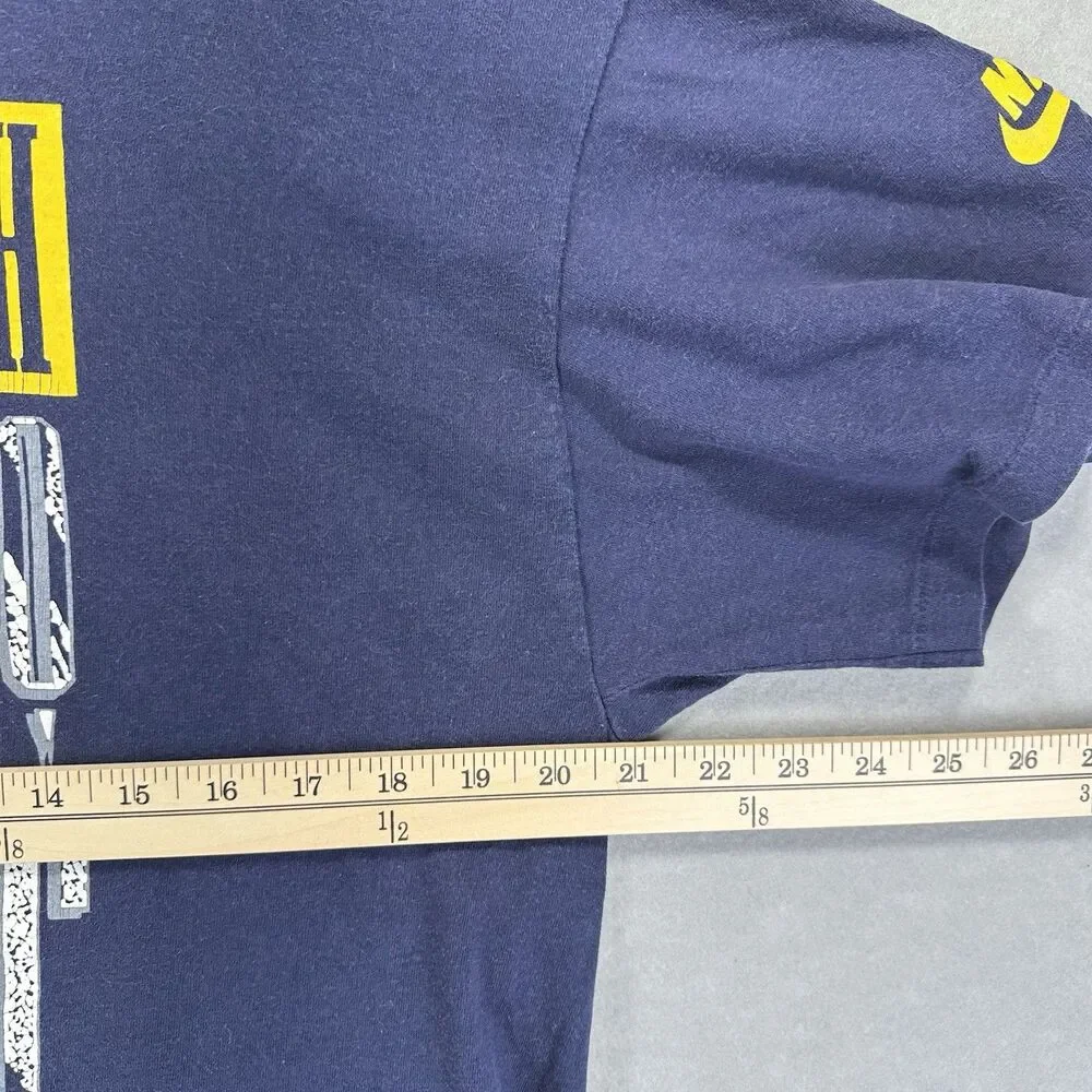 Vintage 90s Nike Georgia Tech Yellow Jackets Single Stitch T-Shirt‎ Made In USA